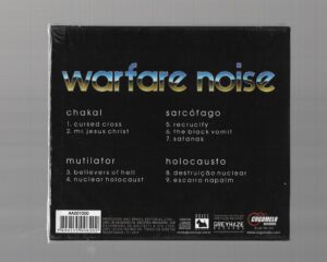 Warfare Noise ( Chakal / Sarcófago / Mutilator / Holocausto – ( Slipcase + Pôster )