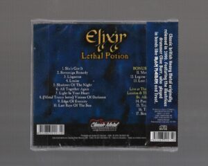 Elixir ‎– Lethal Potion – C/ Baterista clive burr – Iron Maiden