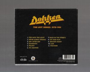 Dokken – The Lost Songs: 1978-1981 – ( Slipcase )