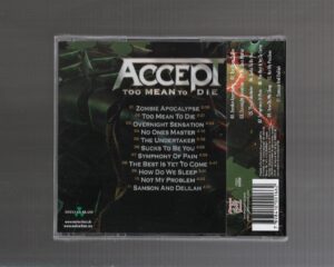 Accept ‎– Too Mean To Die