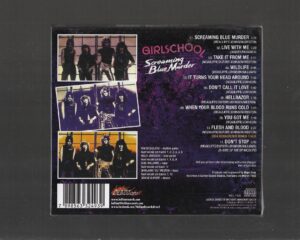 Girlschool ‎– Screaming Blue Murder – ( Slipcase + Poster 24×24 )