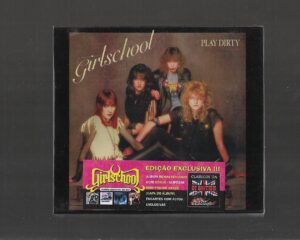 Girlschool ‎– Play Dirty – ( Slipcase + Poster 24×24 )