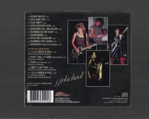 Girlschool ‎– Play Dirty – ( Slipcase + Poster 24×24 )