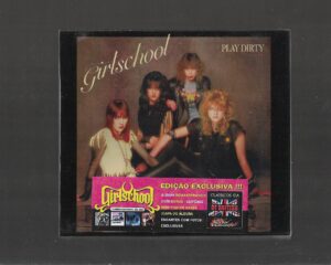 Girlschool – Play Dirty – ( Slipcase + Poster )