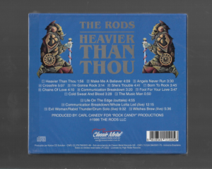 The Rods – Heavier Than Thou  – ( Slipcase )