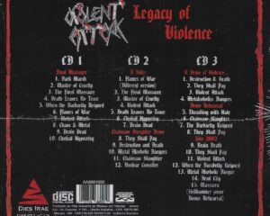 VIOLENT ATTACK – Legacy of Violence / The Final Massacre Ultimate Box – 2022 – ( BOX 3 CDs Slipcase + Poster+ Sticker )