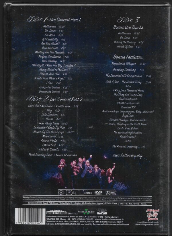 Helloween - United Alive - ( DVD TRIPLO ) - Image 2