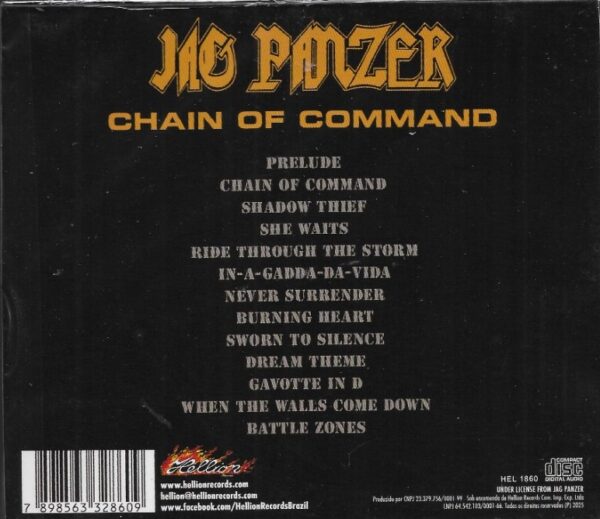 Jag Panzer – Chain Of Command - ( Slipcase ) - Image 2